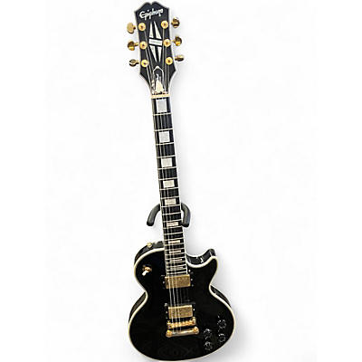 Used Epiphone Les Paul Custom EBONY Solid Body Electric Guitar
