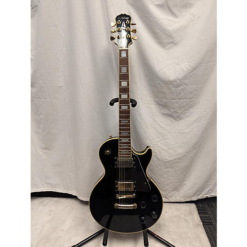 Epiphone Used Epiphone Les Paul Custom Ebony Solid Body Electric Guitar Ebony