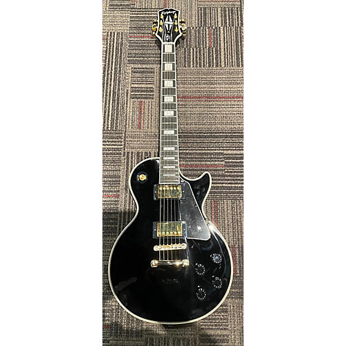 Epiphone Used Epiphone Les Paul Custom Ebony Solid Body Electric Guitar Ebony