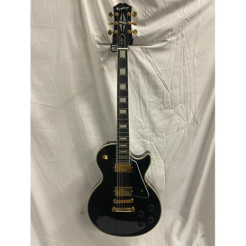 Epiphone Used Epiphone Les Paul Custom Ebony Solid Body Electric Guitar Ebony