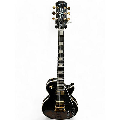 Epiphone Used Epiphone Les Paul Custom Ebony Solid Body Electric Guitar