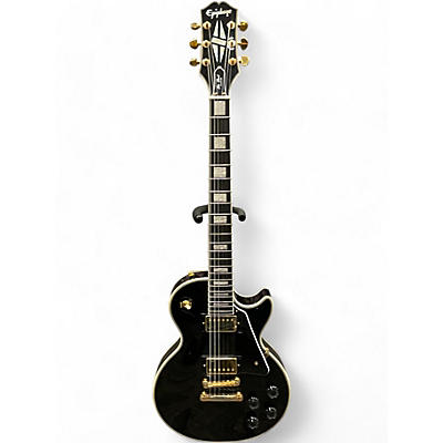 Epiphone Used Epiphone Les Paul Custom Ebony Solid Body Electric Guitar