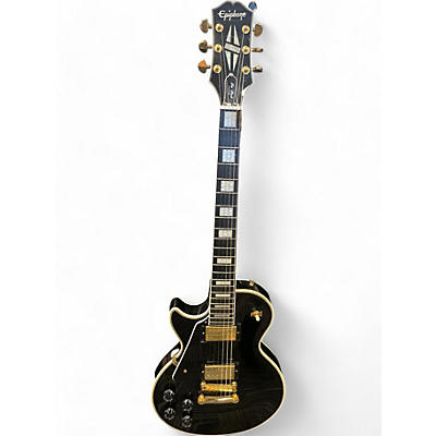 Used Epiphone Les Paul Custom Ebony Solid Body Electric Guitar