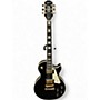 Used Epiphone Les Paul Custom Ebony Solid Body Electric Guitar Ebony
