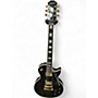 Used Epiphone Les Paul Custom Ebony Solid Body Electric Guitar Ebony