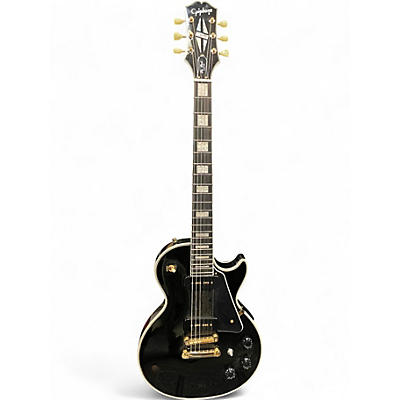 Used Epiphone Les Paul Custom Ebony Solid Body Electric Guitar