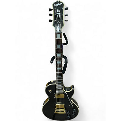Used Epiphone Les Paul Custom Ebony Solid Body Electric Guitar