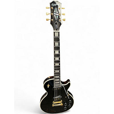 Used Epiphone Les Paul Custom Ebony Solid Body Electric Guitar