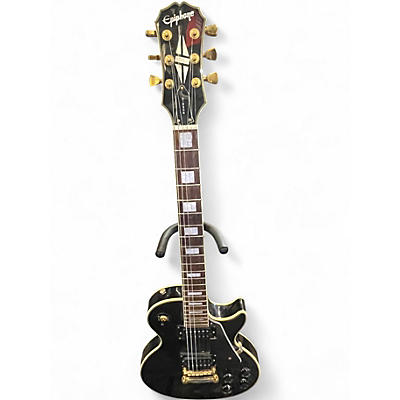 Used Epiphone Les Paul Custom Ebony Solid Body Electric Guitar