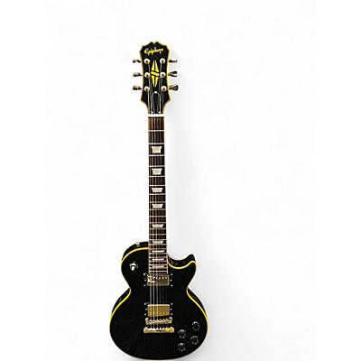 Used Epiphone Les Paul Custom Ebony Solid Body Electric Guitar