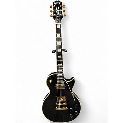 Used Epiphone Les Paul Custom Ebony Solid Body Electric Guitar