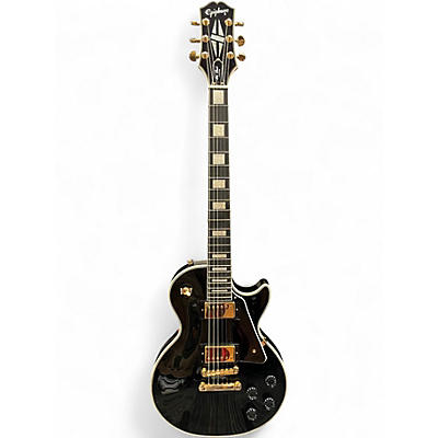 Used Epiphone Les Paul Custom Ebony Solid Body Electric Guitar