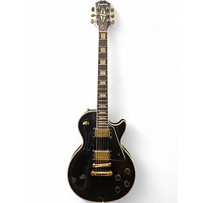 Used Epiphone Les Paul Custom Ebony Solid Body Electric Guitar