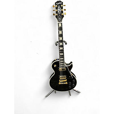 Used Epiphone Les Paul Custom Ebony Solid Body Electric Guitar