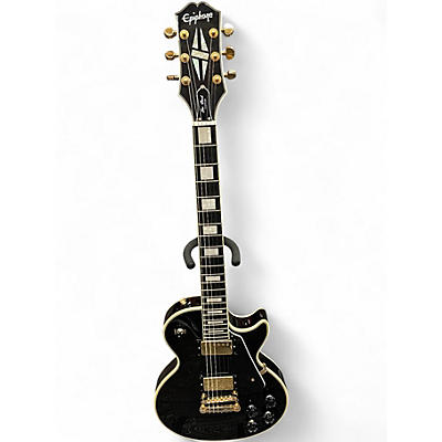 Used Epiphone Les Paul Custom Ebony Solid Body Electric Guitar
