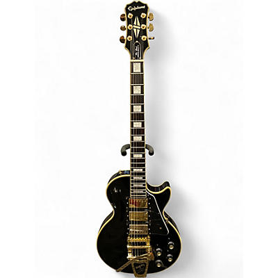 Used Epiphone Les Paul Custom Ebony Solid Body Electric Guitar