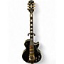 Used Epiphone Les Paul Custom Ebony Solid Body Electric Guitar Ebony