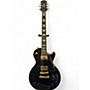 Used Epiphone Les Paul Custom Ebony Solid Body Electric Guitar Ebony