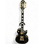 Used Epiphone Les Paul Custom Ebony Solid Body Electric Guitar Ebony