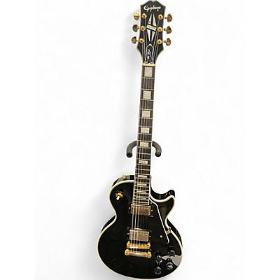 Used Epiphone Les Paul Custom Ebony Solid Body Electric Guitar