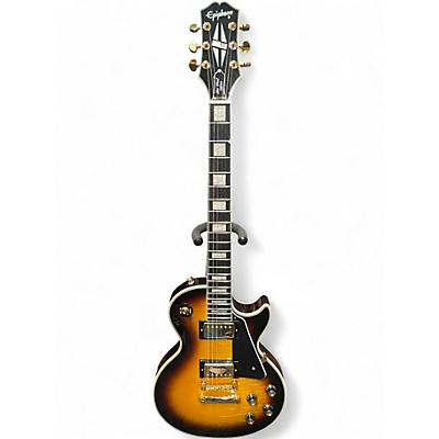 Used Epiphone Les Paul Custom Figured Tobacco Sunburst Solid Body Electric Guitar