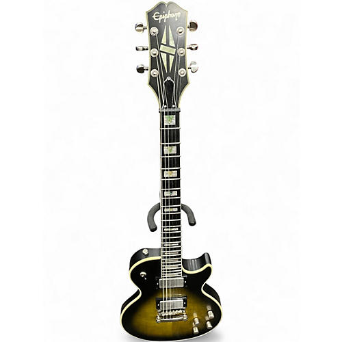 Used Epiphone Les Paul Custom GX Prophecy OLIVE BURST Solid Body Electric Guitar OLIVE BURST