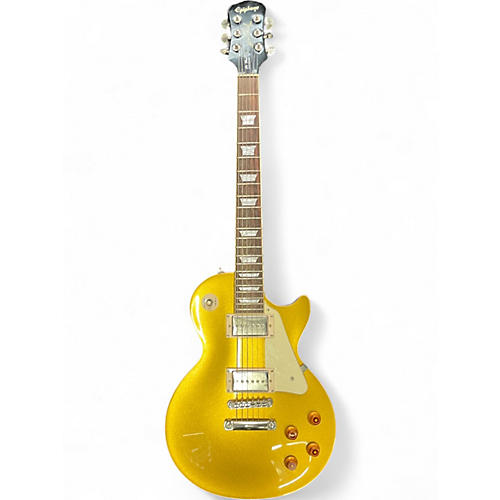 Used Epiphone Les Paul Custom Gold Top Solid Body Electric Guitar Gold Top