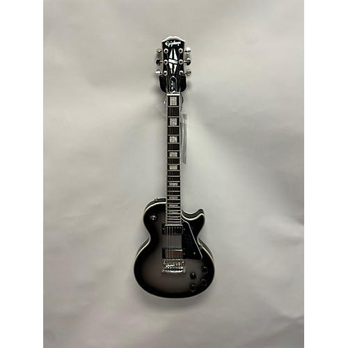 Epiphone Used Epiphone Les Paul Custom Grey Solid Body Electric Guitar grey