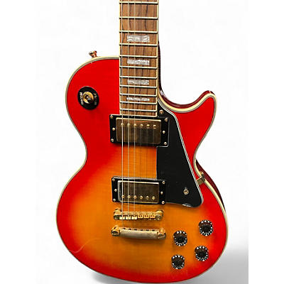 Used Epiphone Les Paul Custom Heritage Cherry Sunburst Solid Body Electric Guitar