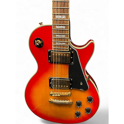 Used Epiphone Les Paul Custom Heritage Cherry Sunburst Solid Body Electric Guitar Heritage Cherry Sunburst