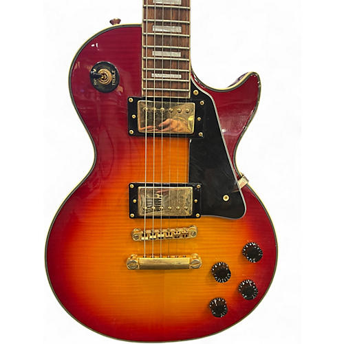 Used Epiphone Les Paul Custom Heritage Cherry Sunburst Solid Body Electric Guitar Heritage Cherry Sunburst