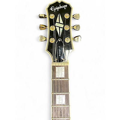 Epiphone Used Epiphone Les Paul Custom Inspired by Gibson Black Solid Body Electric Guitar