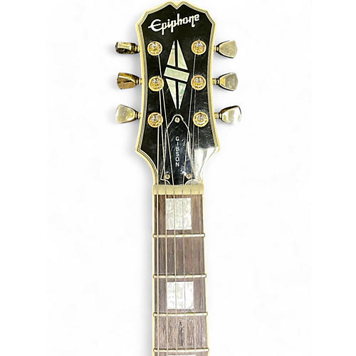 Epiphone Used Epiphone Les Paul Custom Inspired by Gibson Black Solid Body Electric Guitar Black