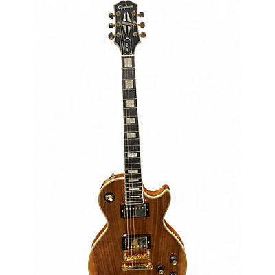 Used Epiphone Les Paul Custom Koa Natural Solid Body Electric Guitar