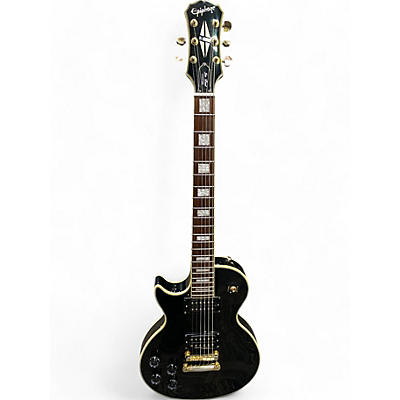 Epiphone Used Epiphone Les Paul Custom Left Handed Black Electric Guitar