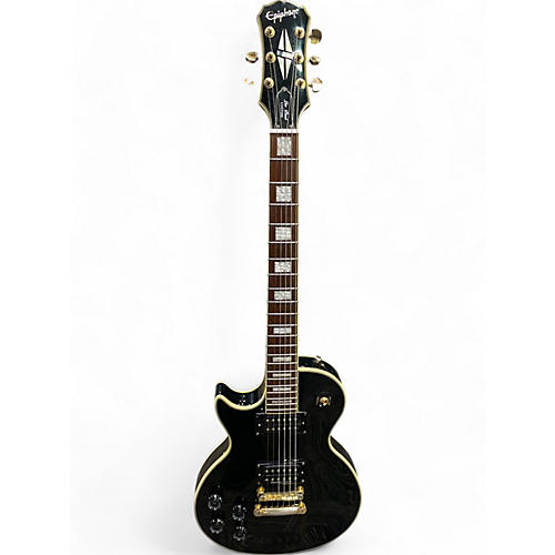 Epiphone Used Epiphone Les Paul Custom Left Handed Black Electric Guitar Black