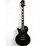 Used Epiphone Les Paul Custom Left Handed Black Electric Guitar Black