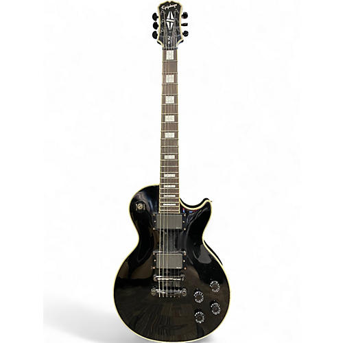 Used Epiphone Les Paul Custom Limited Edition Midnight Solid Body Electric Guitar Midnight
