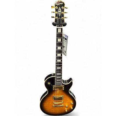 Used Epiphone Les Paul Custom Made in Korea 2 Tone Sunburst Solid Body Electric Guitar