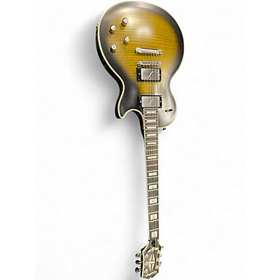 Used Epiphone Les Paul Custom OLIVE TIGER Solid Body Electric Guitar