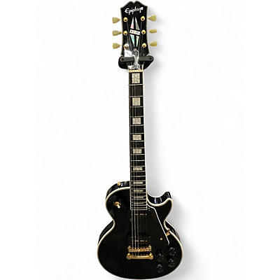 Used Epiphone Les Paul Custom P-90 Black Solid Body Electric Guitar
