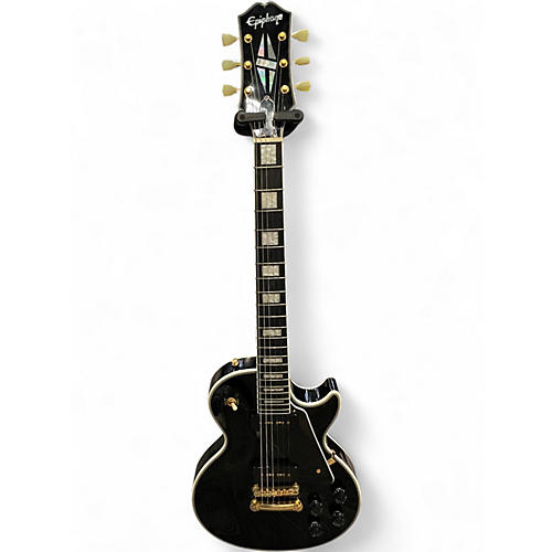 Used Epiphone Les Paul Custom P-90 Black Solid Body Electric Guitar Black