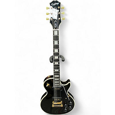 Used Epiphone Les Paul Custom P90 Black Solid Body Electric Guitar