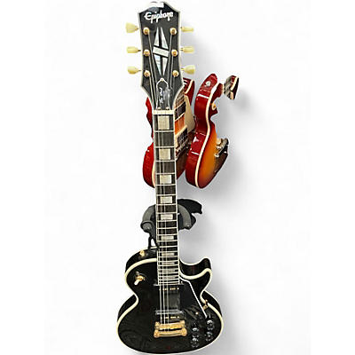 Used Epiphone Les Paul Custom P90 Black Solid Body Electric Guitar