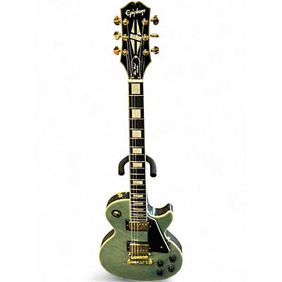 Used Epiphone Les Paul Custom Pelham Blue Solid Body Electric Guitar