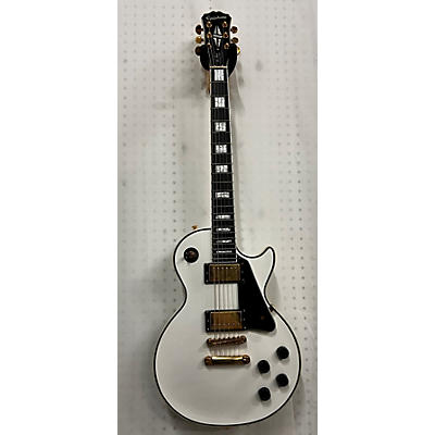 Epiphone Used Epiphone Les Paul Custom Pro Alpine White Solid Body Electric Guitar