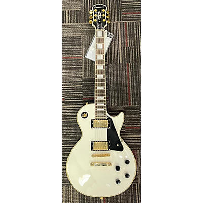 Epiphone Used Epiphone Les Paul Custom Pro Alpine White Solid Body Electric Guitar