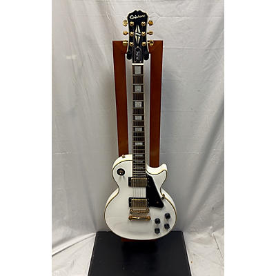 Epiphone Used Epiphone Les Paul Custom Pro Antique Ivory Solid Body Electric Guitar