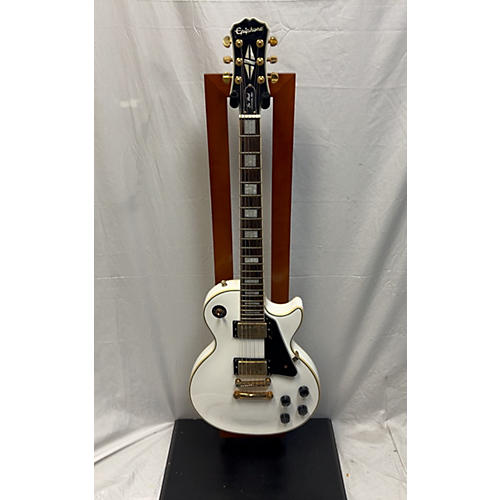 Epiphone Used Epiphone Les Paul Custom Pro Antique Ivory Solid Body Electric Guitar Antique Ivory