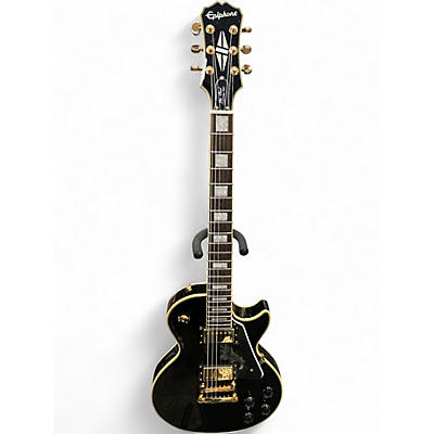 Used Epiphone Les Paul Custom Pro BLACK Solid Body Electric Guitar